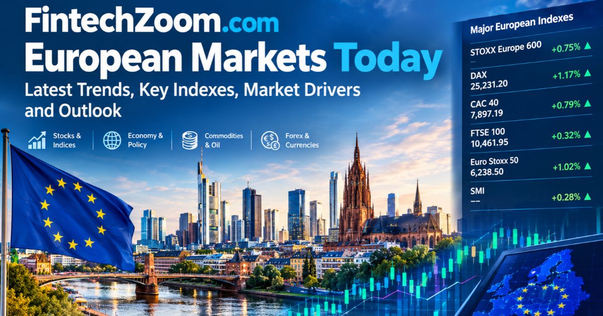 fintechzoom.com european markets today