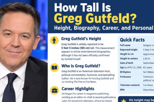 how tall is greg gutfeld