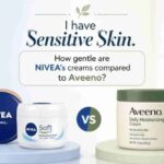 i have sensitive skin. how gentle are nivea’s creams compared to aveeno?