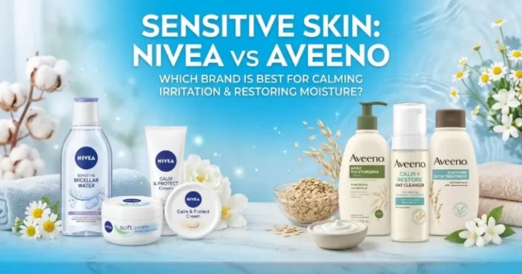 i have sensitive skin. how gentle are nivea’s creams compared to aveeno?